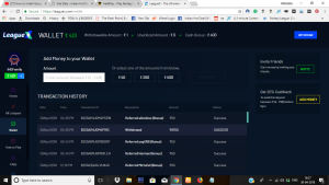 LeagueX Payment Proof