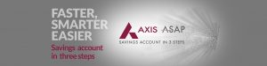 Open Axis ASAP Saving Account Online 