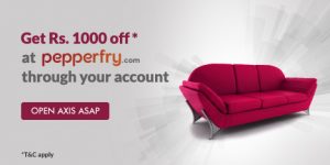 axis asap big pepperfry offer