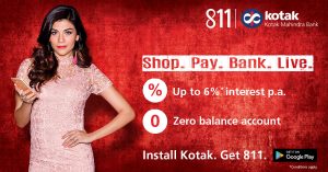 Open Kotak 811 Savings Account Online With Zero Balance