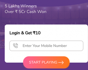 Fanmojo Fantasy Cricket New User Register