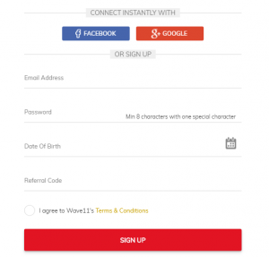 Wave11 New Signup