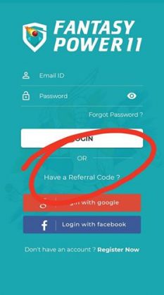 Fantasy Power 11 Referral Code Fantasy Power 11 APK Earn Rs 100 Bonus Fantasy Power 11 Referral Code Fantasy Power 11 APK Earn Rs 100 Bonus
