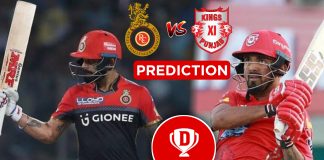 IPL 2019. Match 28 - KXIP VS RCB Best Dream11 team Today Prediction