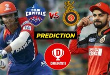 55th Match IPL 2020 DC vs RCB Dream11 Team Prediction Today (100% Winning Team)
