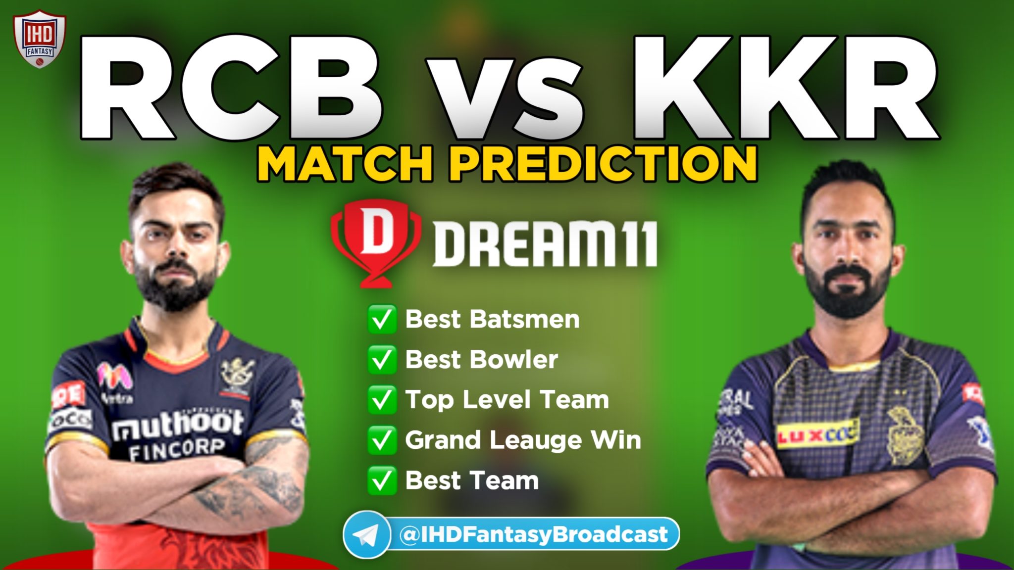 Kkr Vs Rcb Dream11 Team Prediction Preview And Head To Head 39th Match Ipl 21st October 2020 