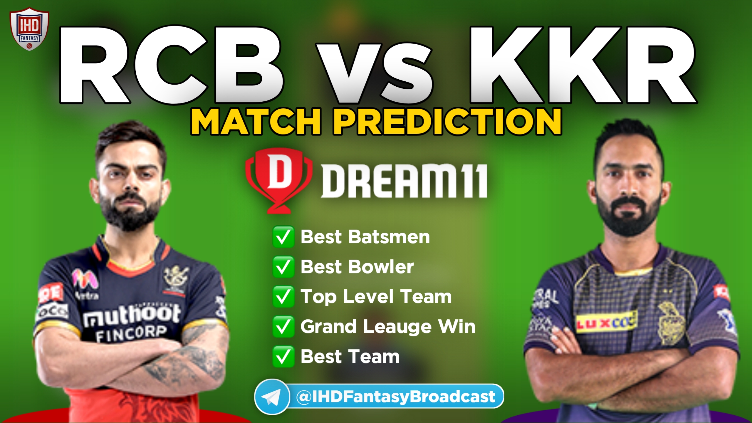 Kkr Vs Rcb Dream11 Team Prediction Preview And Head To Head 39th Match Ipl 21st October 2020 7278