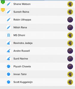 IPL 2019, 29th Match: CSK vs KKR Dream11 Team Today ...