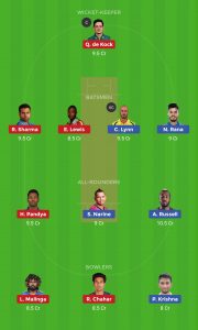 KKR vs MI Best Best Dream11 Team Today 1