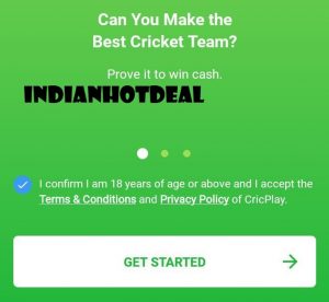 cricplay get started