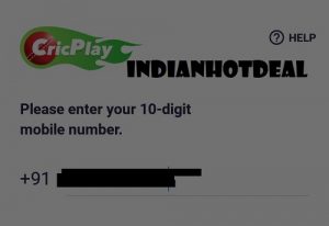 cricplay mobile verification