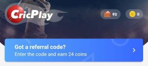 cricplay referral codes