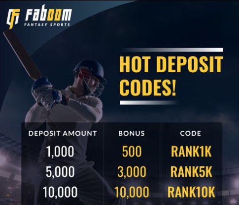 faboom add money promo codes