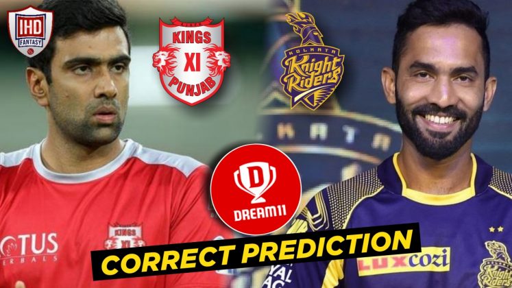 IPL 2019 - Match 52, KXIP Vs KKR Dream11 Team Prediction Today Match