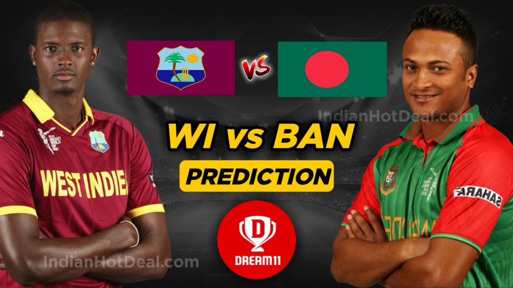 WI vs BAN Dream11 Team Prediction 1st Test 2022 (100% Winning Team)