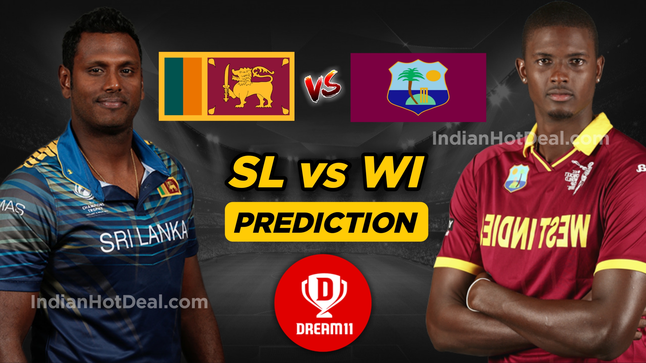 WI vs SL 2nd ODI Dream11 Team Prediction for Today's Match