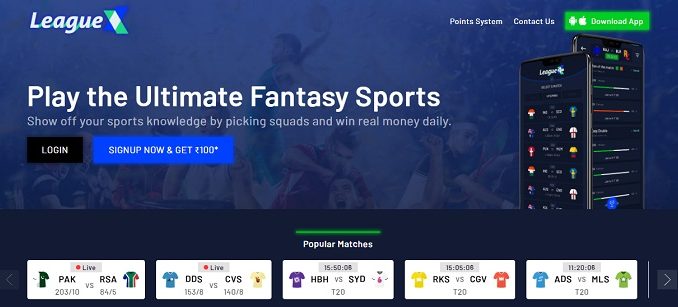 LeagueX Fantasy Apk App Download For Android Free Latest Version