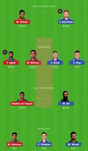 ENG vs BAN Dream11 Team Today for grand league