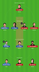 AFG vs NZ Dream11 Team Today for small league