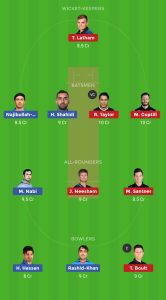 AFG vs NZ Dream11 Teams for today’s match