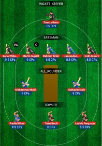 NZ vs AFG My11Circle Fantasy Team Preview