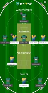 SL VS BAN MY11VIP Team