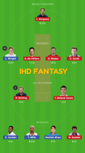 SUS vs MID Dream11 Team 2 For Today Match