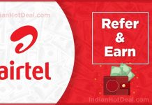 airtel UPI refer and earn