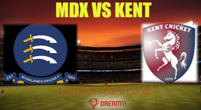 MDX vs KENT Dream11 Team Prediction, English T20 Blast 2019