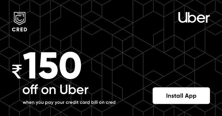 CRED Uber Gift Card Reward