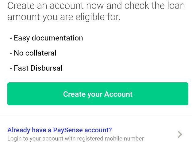 Procedure To Loan From Paysense App?