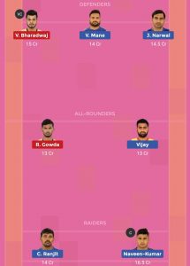 DEL vs HYD Dream11 Team For Small League