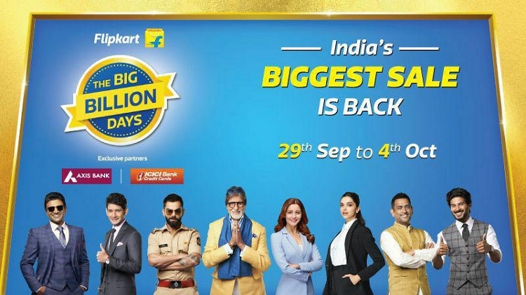 (Announced) Flipkart Big Billion Days Sale Date 2019 (29th Sep to 4th Oct)