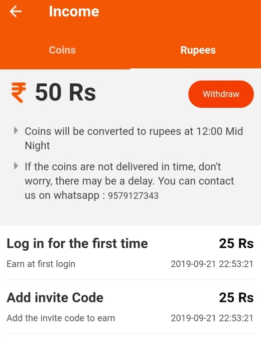 rozdhan rs 50 on signup