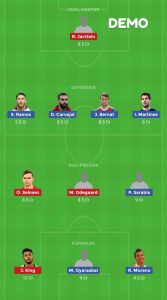 SPA vs NRW Dream11 Fantasy Team Demo 