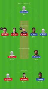 IRE vs UAE DREAM11 TEAM FOR HEAD TO HEAD