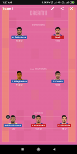 HYD vs HAR Dream11 Team For Small League