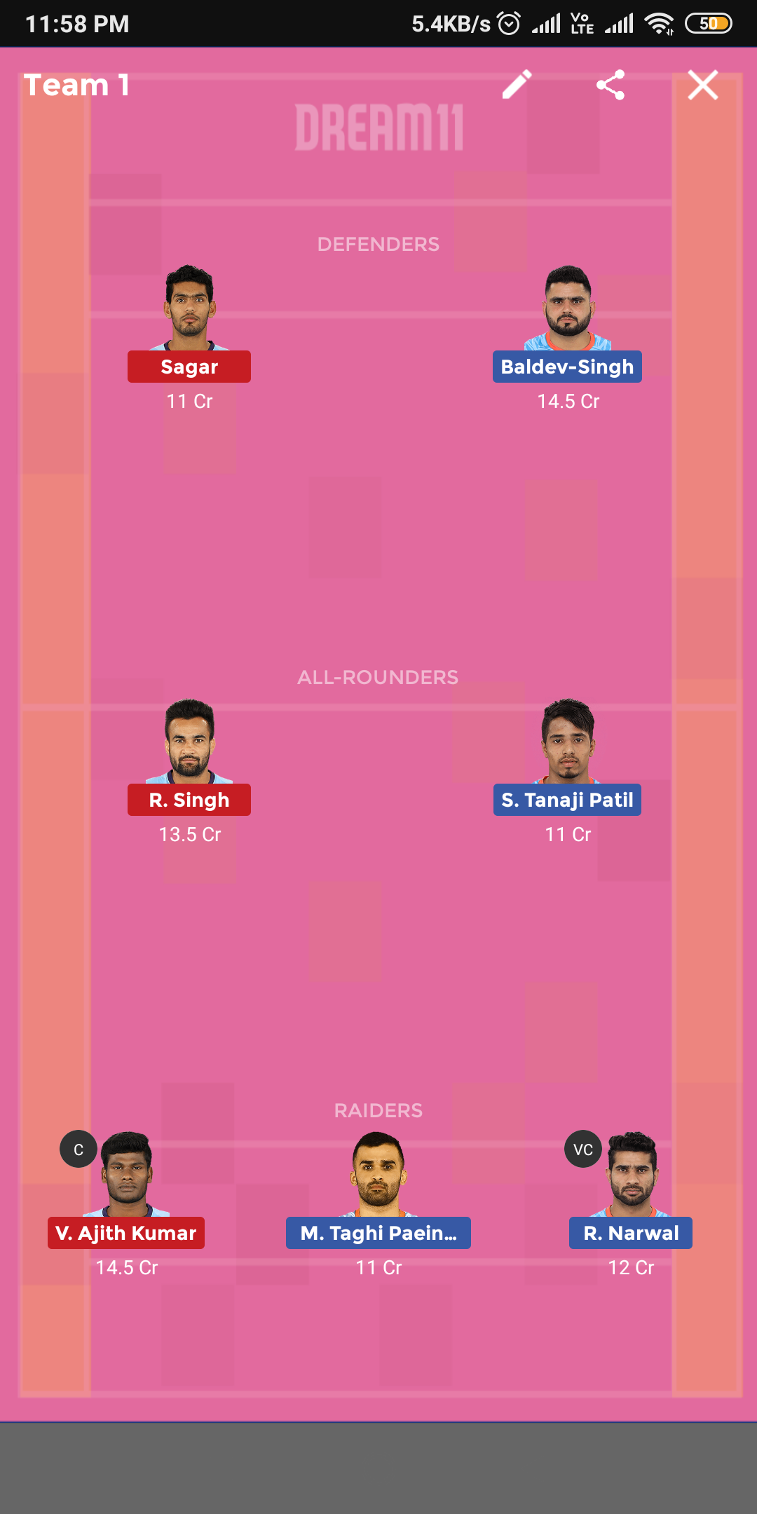 BEN Vs TAM Dream11 Team Prediction Today 100% Winning