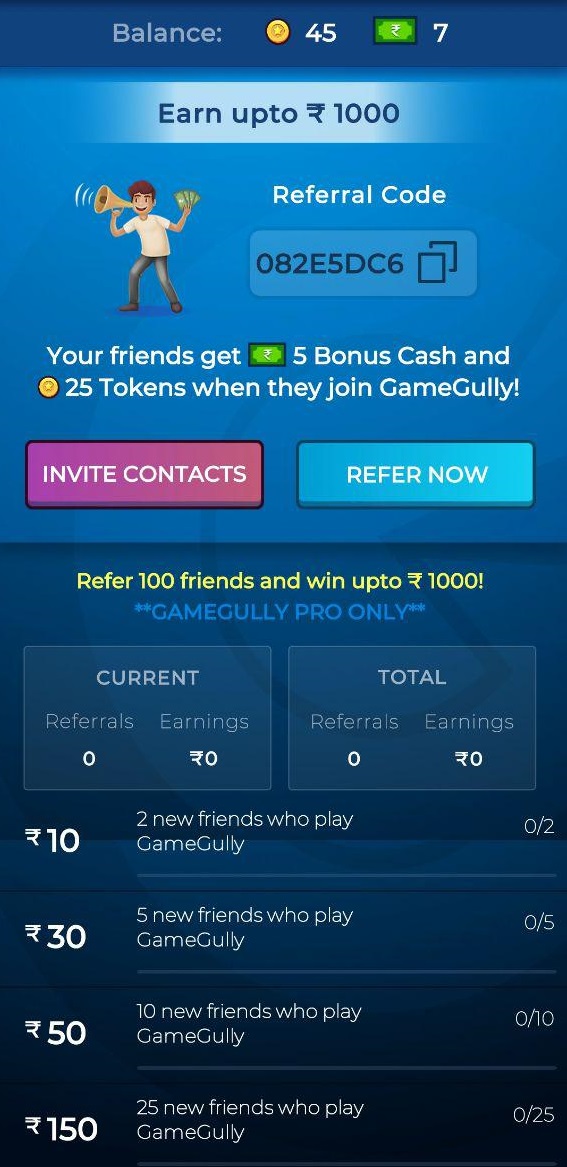 gamegully refer and earn
