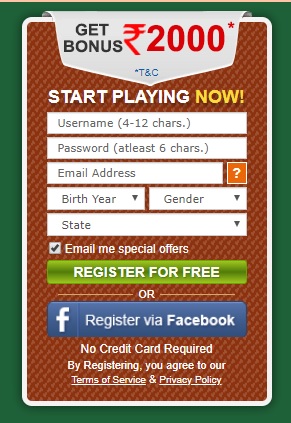 rummy circle signup