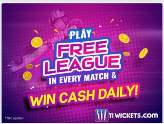 11wickets free leagues