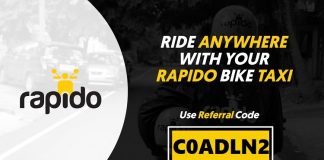 rapido referral code