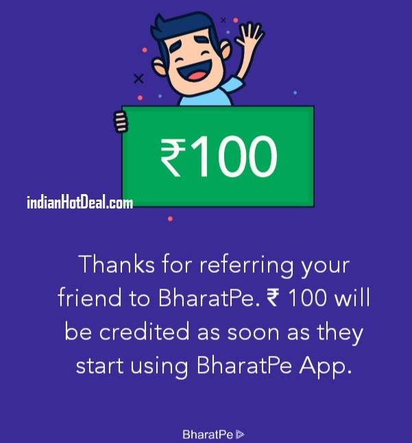 BharatPe app refer and earn