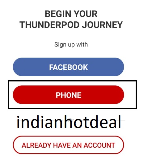 thunderpod enter number