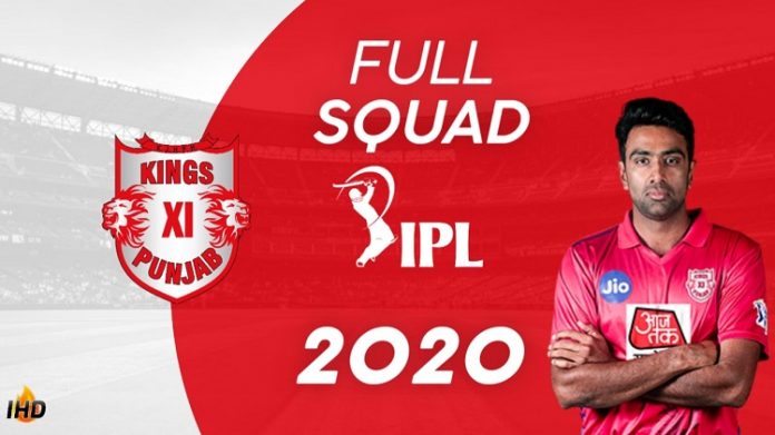 VIVO IPL 2020, KXIP Squad & Complete List Of Player's.