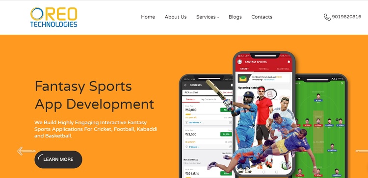 oreotechnologies create fantasy cricket apps