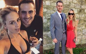Alex Hales with his Girlfriend