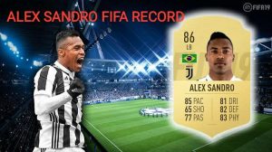 Alex Sandro fifa records