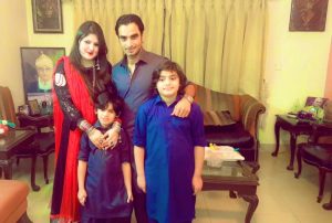 Imran nazir with his family