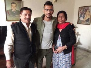 Yuzvendra Chahal mom and dad